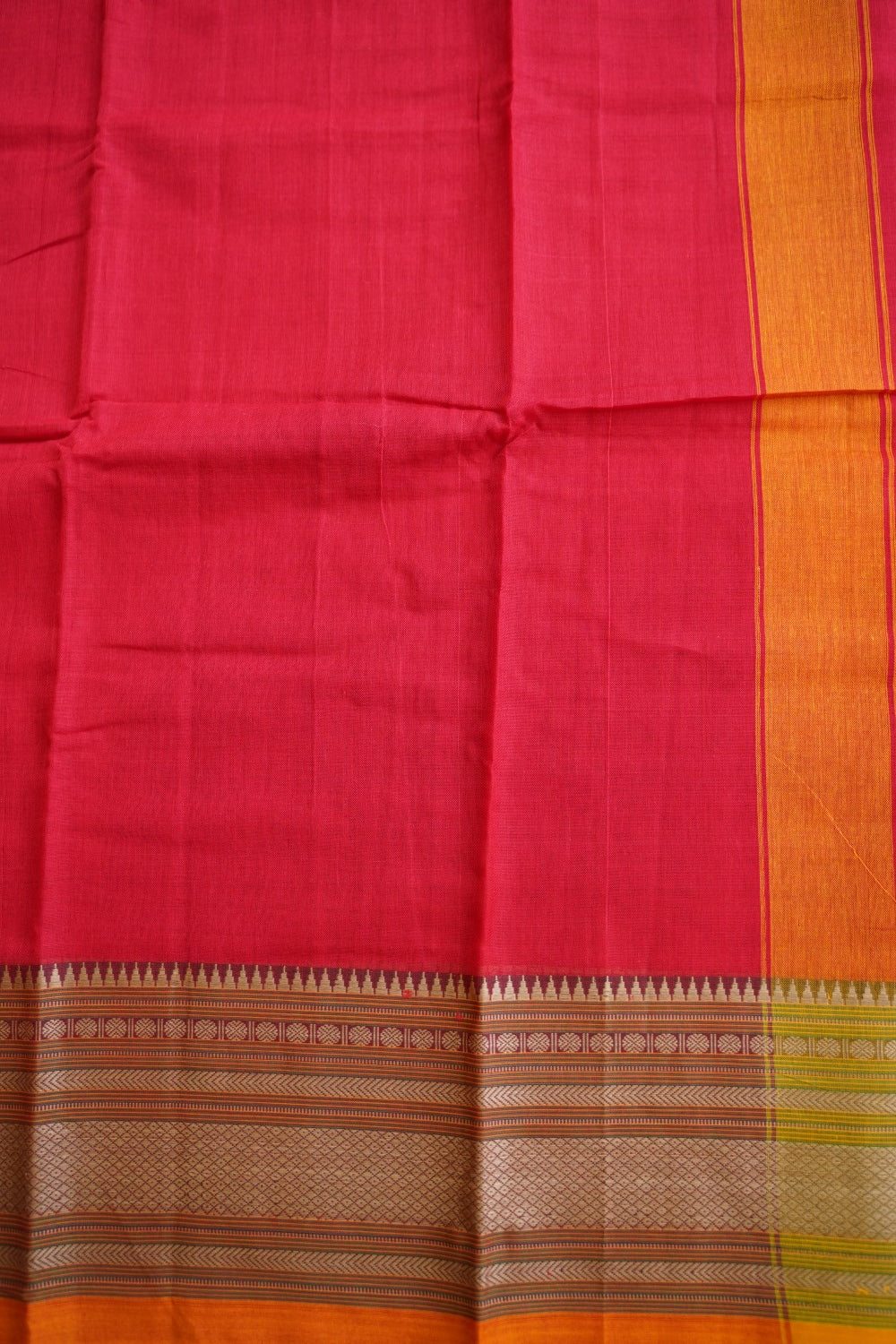 Narayanapet handloom Cotton Saree with Thread border PC13006