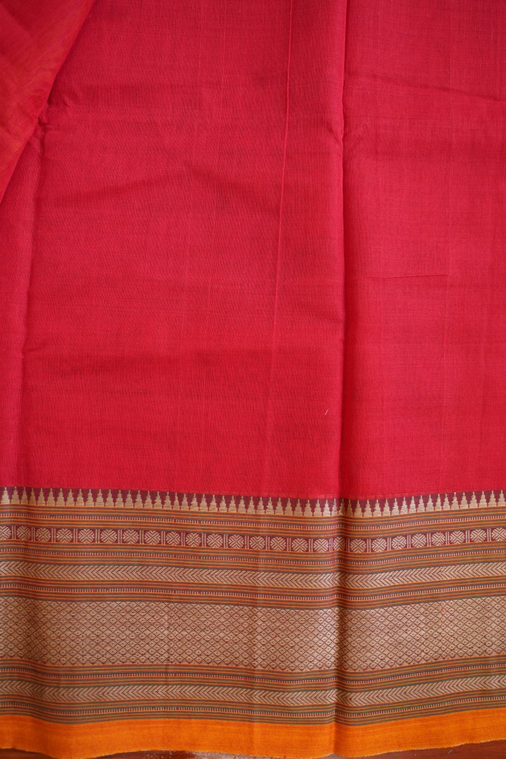 Narayanapet handloom Cotton Saree with Thread border PC13006