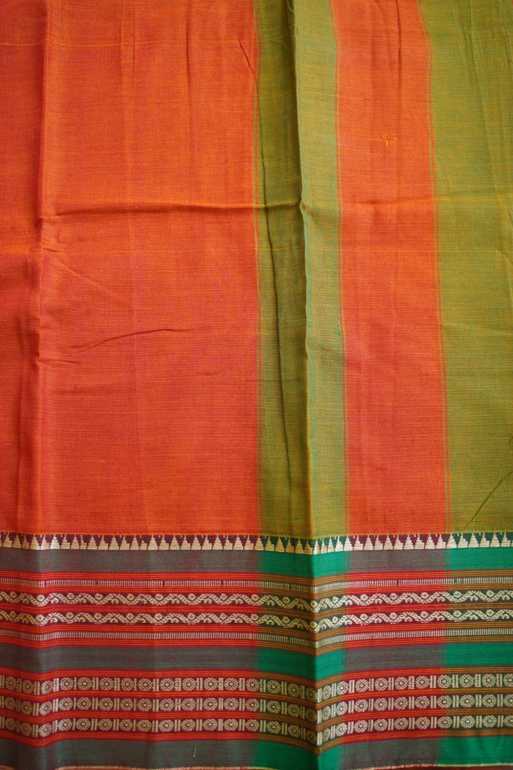 Narayanapet handloom Cotton Saree with Thread border PC13000