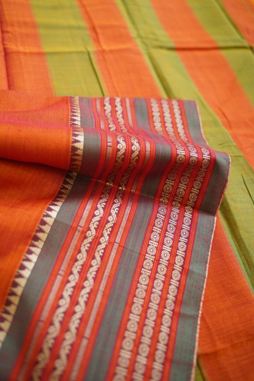 Narayanapet handloom Cotton Saree with Thread border PC13000