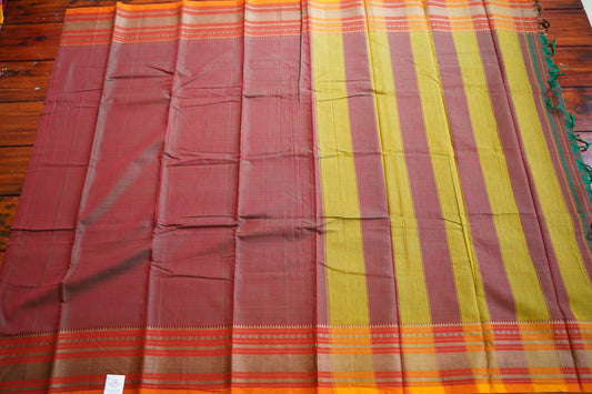 Narayanapet handloom Cotton Saree with Thread border PC12998