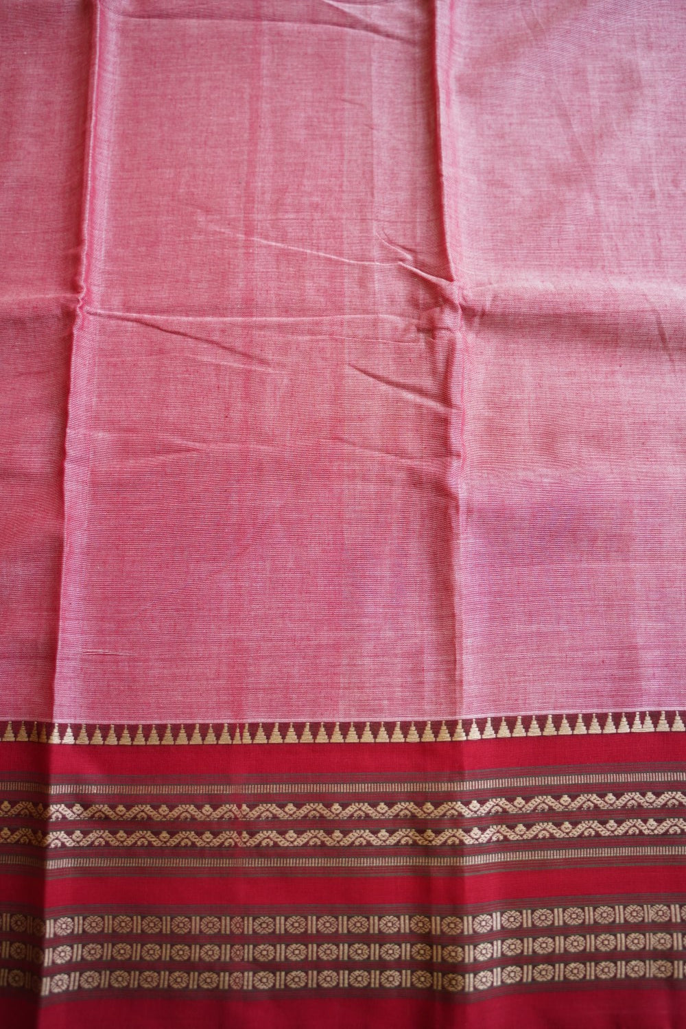 Narayanapet handloom Cotton Saree with Thread border PC13007