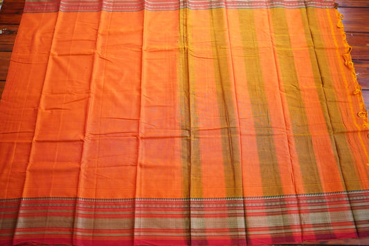 Narayanapet handloom Cotton Saree with Thread border PC13009