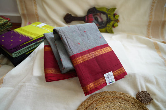 Kanchi handloom Cotton  Saree PC13018