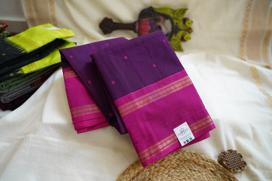 Kanchi handloom Cotton  Saree PC13017