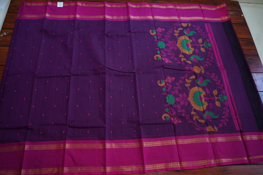 Kanchi handloom Cotton  Saree PC13017
