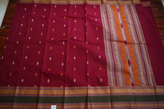 Kanchi handloom Cotton  Saree PC13031
