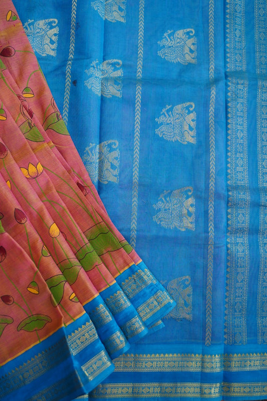 Kanchi Handloom Silk Cotton Saree PC12821