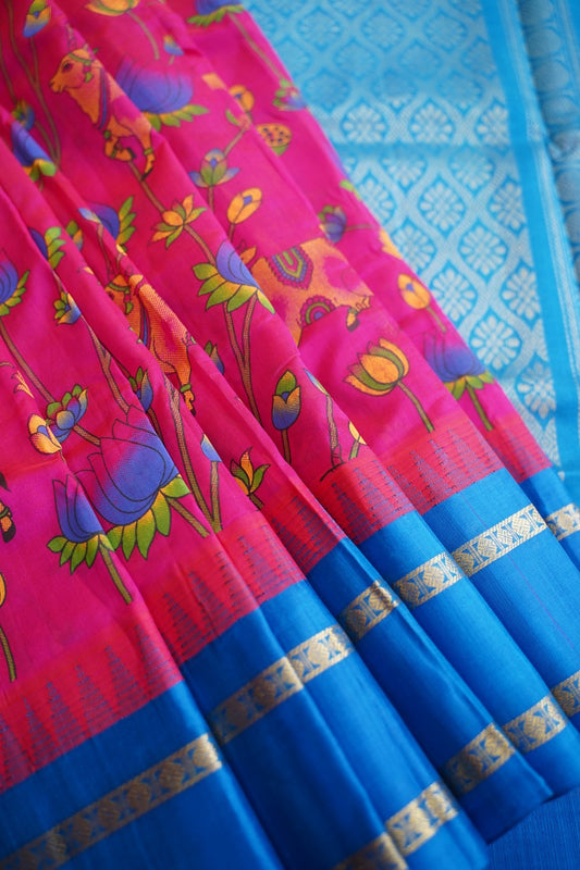 Kanchi Handloom Silk Cotton Saree PC12819