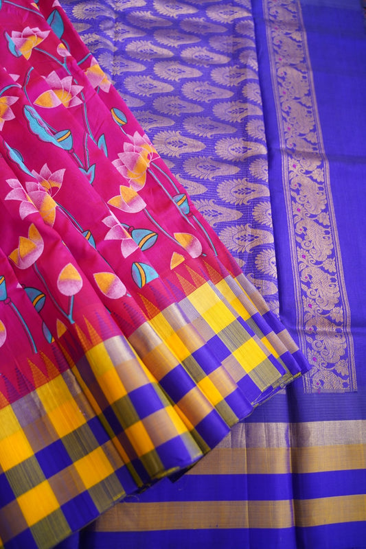 Kanchi Handloom Silk Cotton Saree PC12823