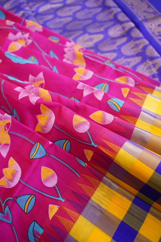 Kanchi Handloom Silk Cotton Saree PC12823