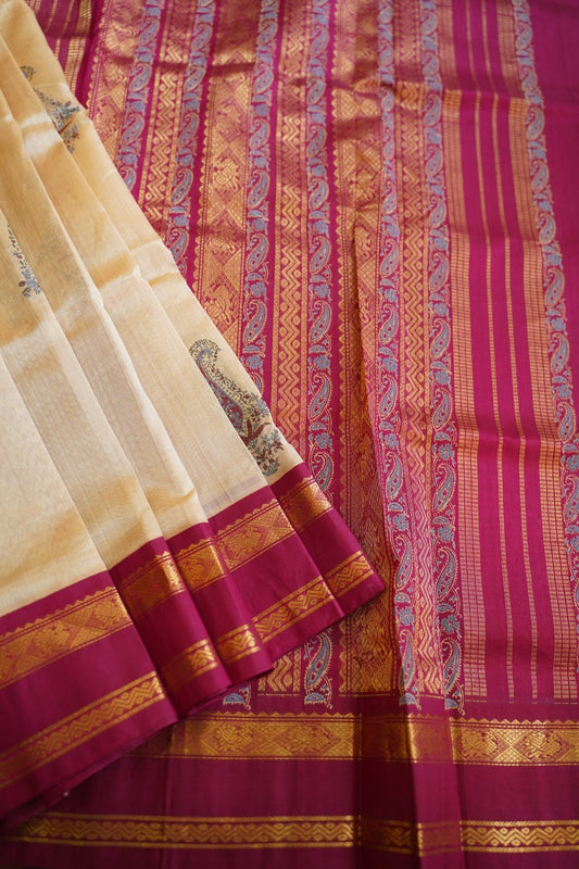 Kanchi Handloom Silk Cotton Saree PC13057