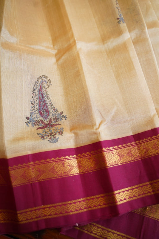 Kanchi Handloom Silk Cotton Saree PC13057