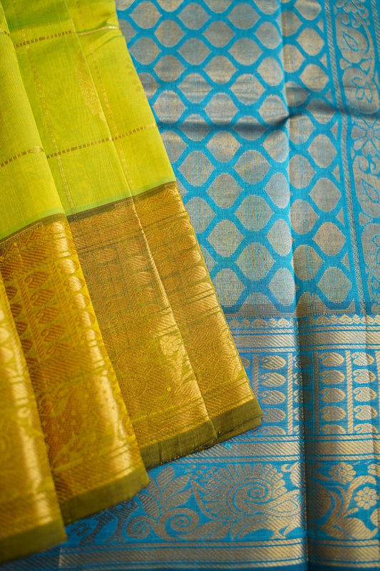 Kanchi Handloom Silk Cotton Saree PC12270