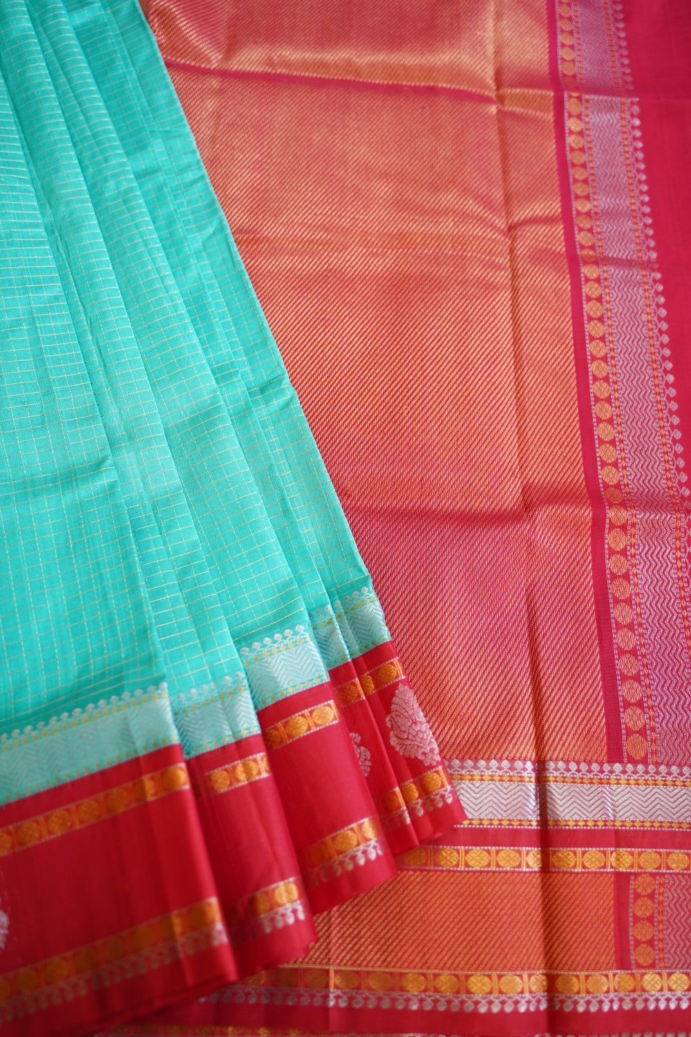 Kanchi Handloom Silk Cotton Saree PC13073