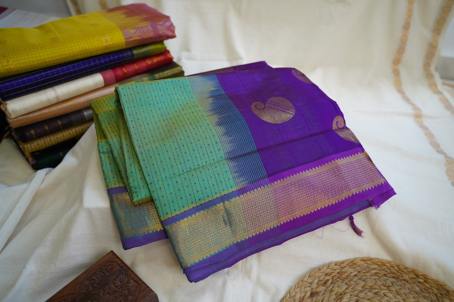 Kanchi Handloom Silk Cotton Saree PC13098