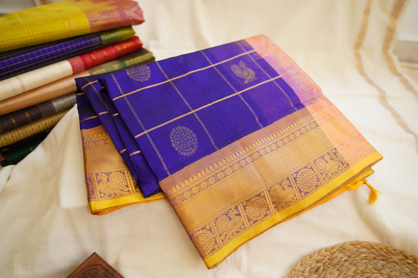 Kanchi Handloom Silk Cotton Saree PC13078