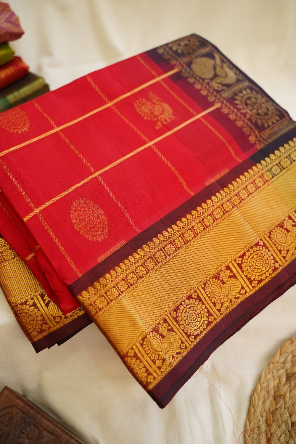 Kanchi Handloom Silk Cotton Saree PC13079