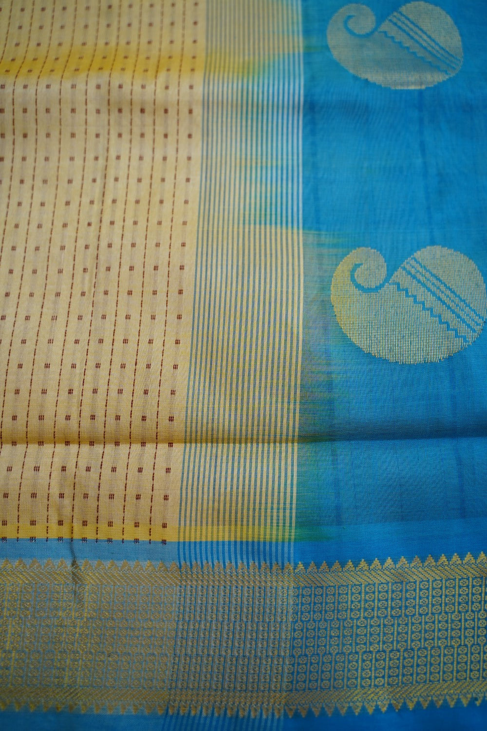 Kanchi Handloom Silk Cotton Saree PC13096