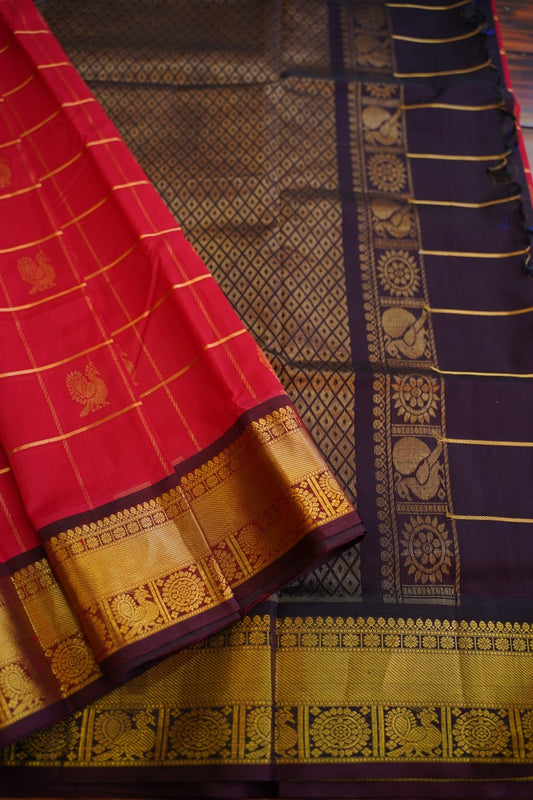 Kanchi Handloom Silk Cotton Saree PC13079