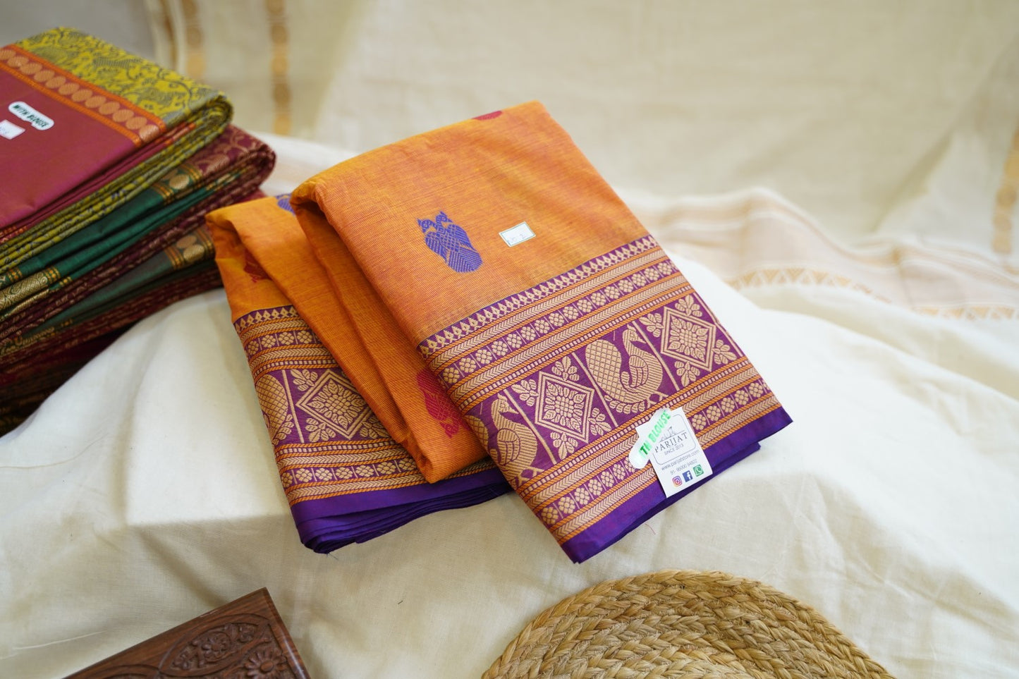 Kanchi handloom Cotton  Saree PC13116