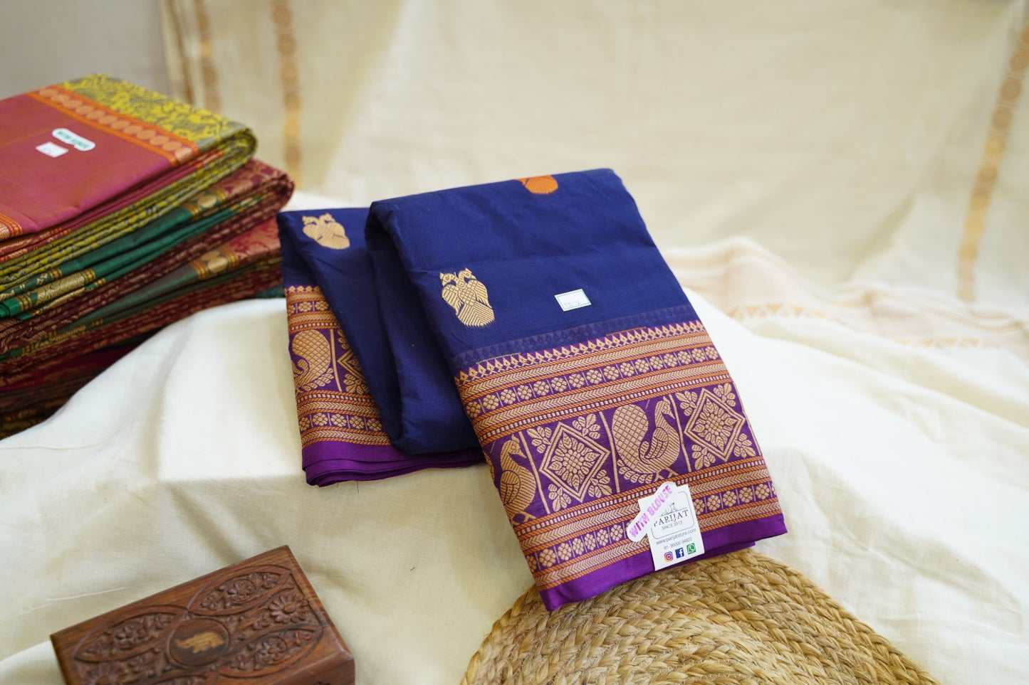 Kanchi handloom Cotton  Saree PC13104