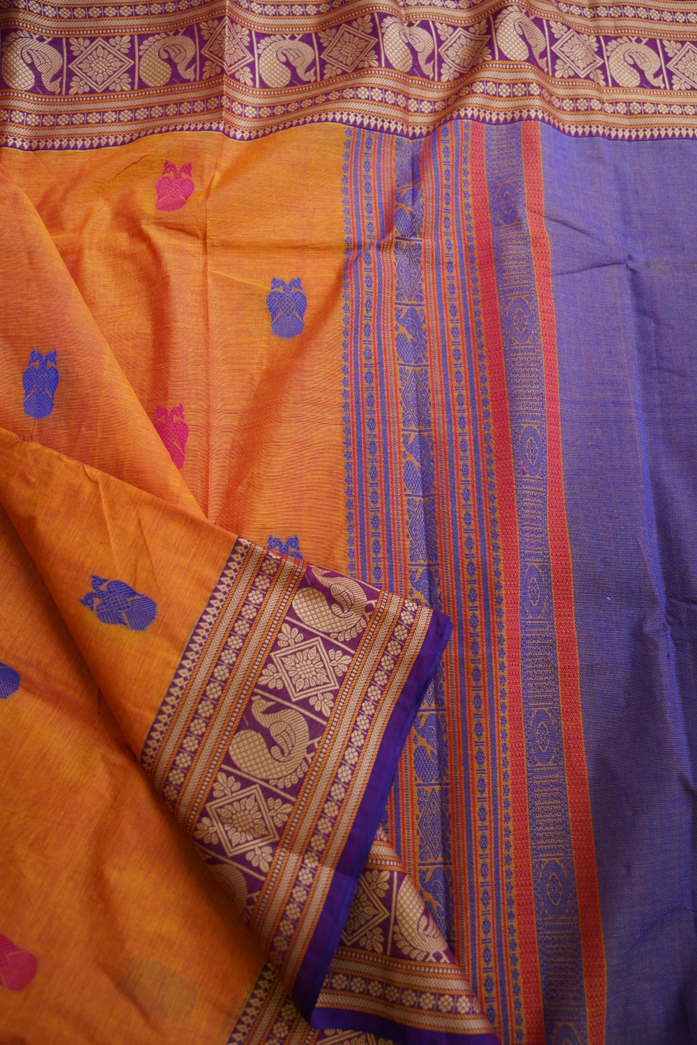 Kanchi handloom Cotton  Saree PC13116