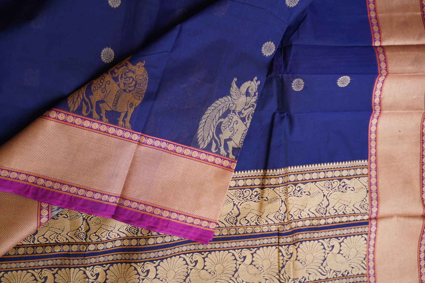 Kanchi handloom Cotton  Saree PC13106