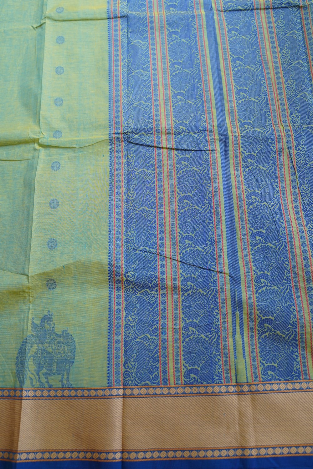 Kanchi handloom Cotton  Saree PC13105