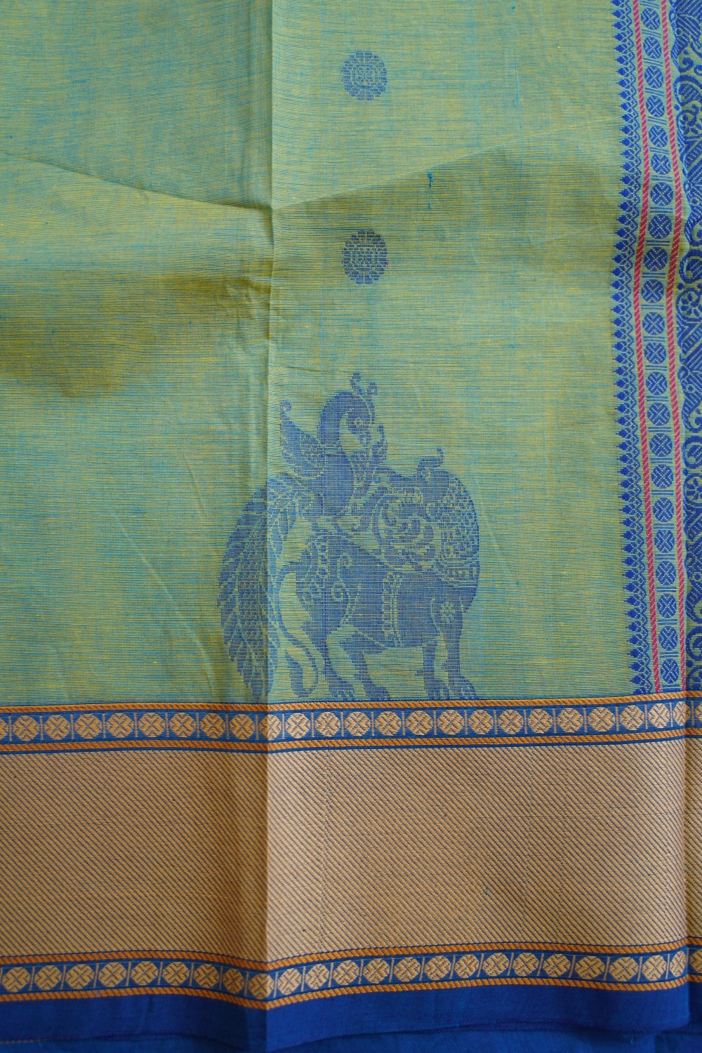 Kanchi handloom Cotton  Saree PC13105