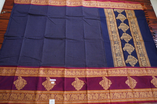 Kanchi handloom Cotton  Saree PC13122