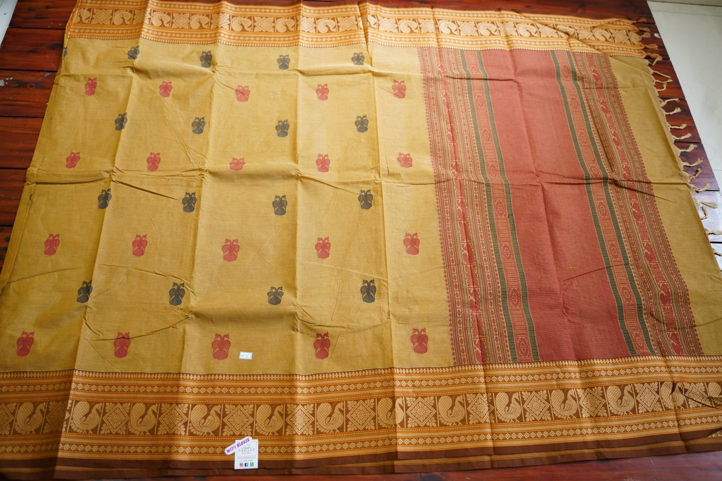 Kanchi handloom Cotton  Saree PC13143