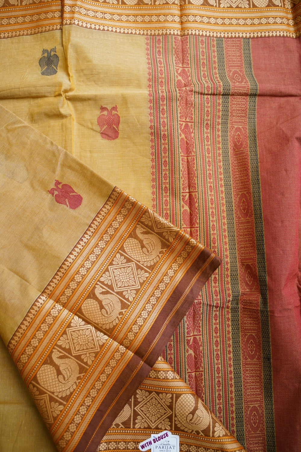 Kanchi handloom Cotton  Saree PC13143