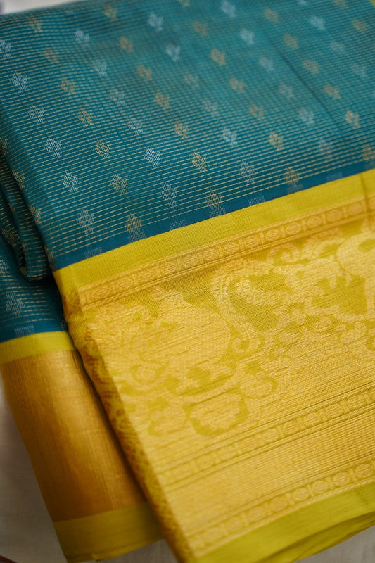 Kanchi Handloom Silk Cotton Saree PC13237