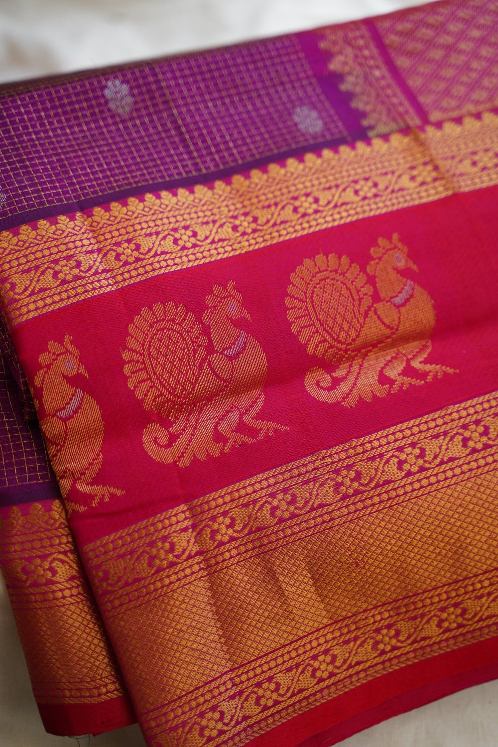 Kanchi Handloom Silk Cotton Saree PC13238