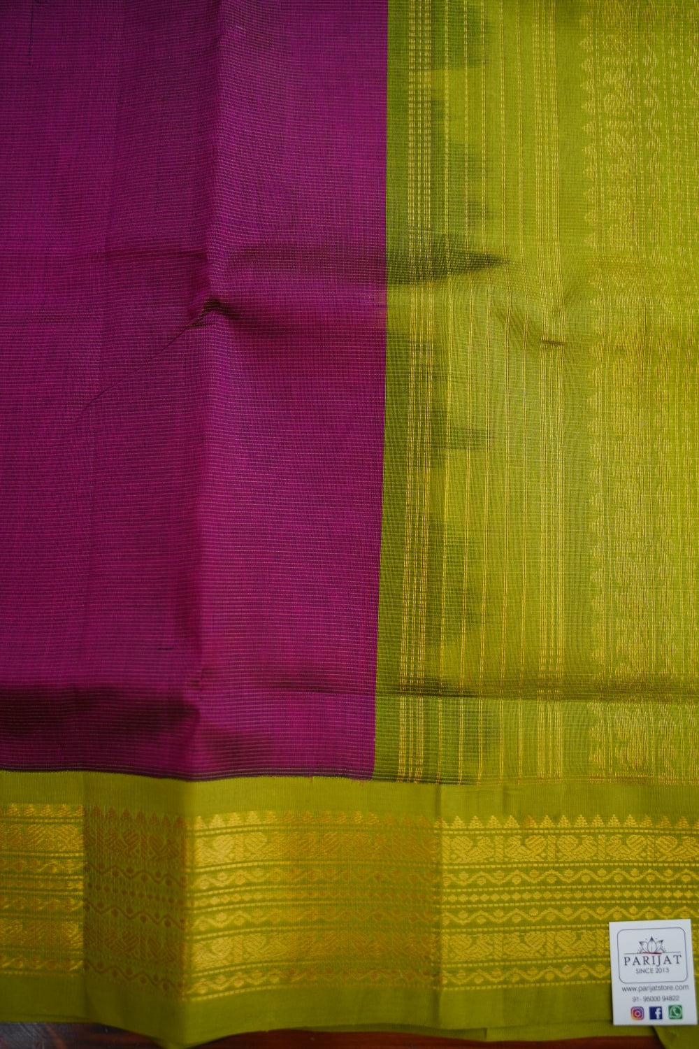 Kanchi Handloom Silk Cotton Saree PC13240