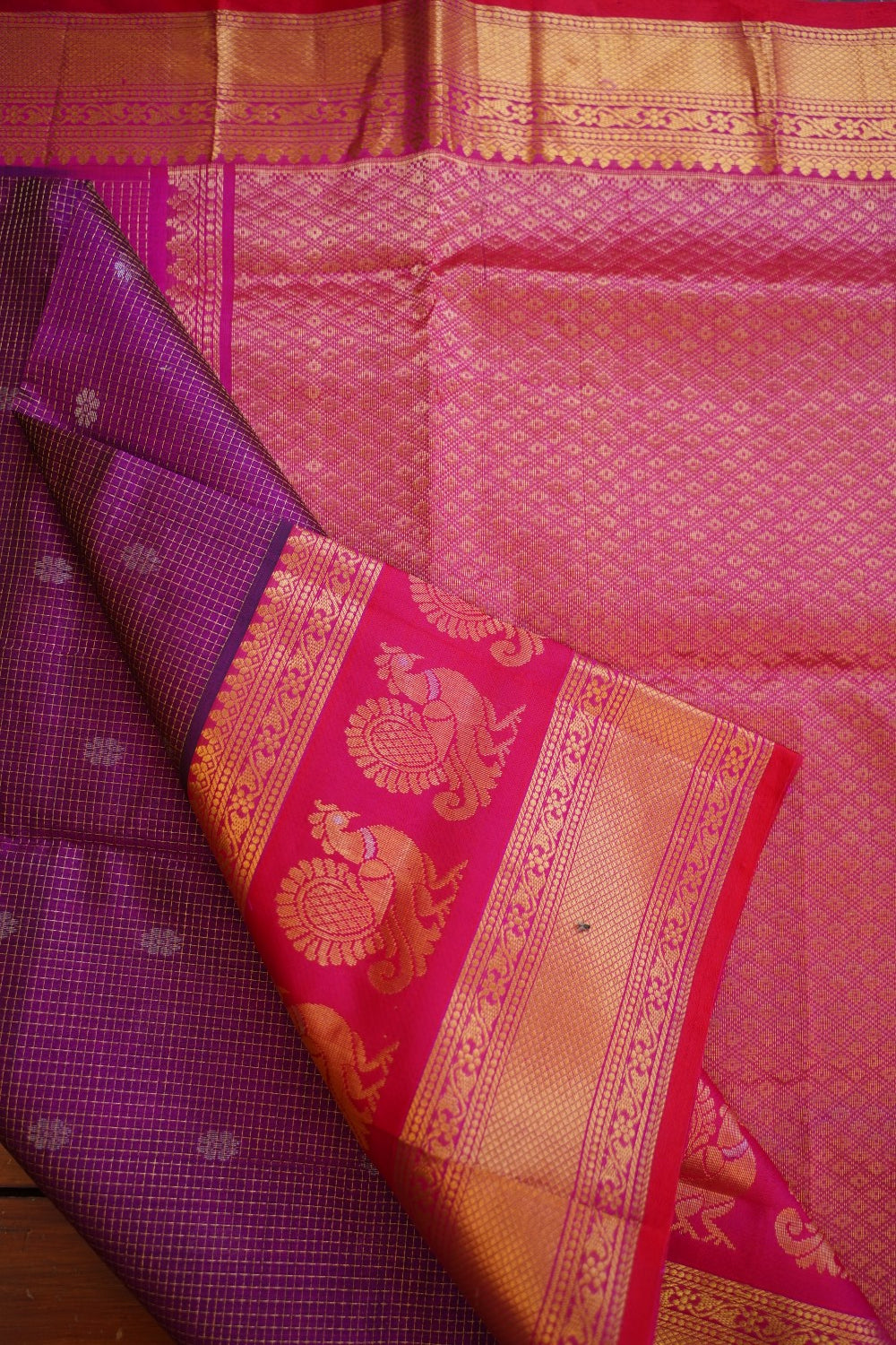 Kanchi Handloom Silk Cotton Saree PC13238