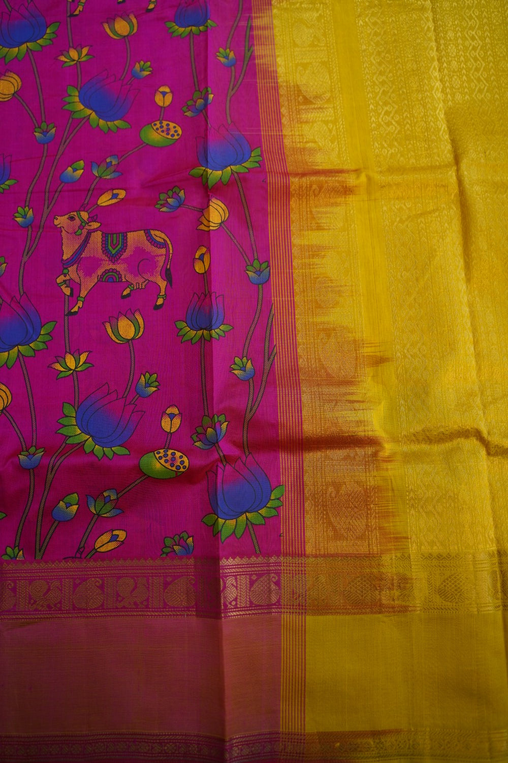 Kanchi Handloom Silk Cotton Saree PC12816