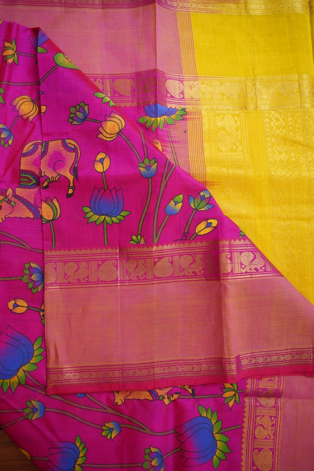 Kanchi Handloom Silk Cotton Saree PC12816