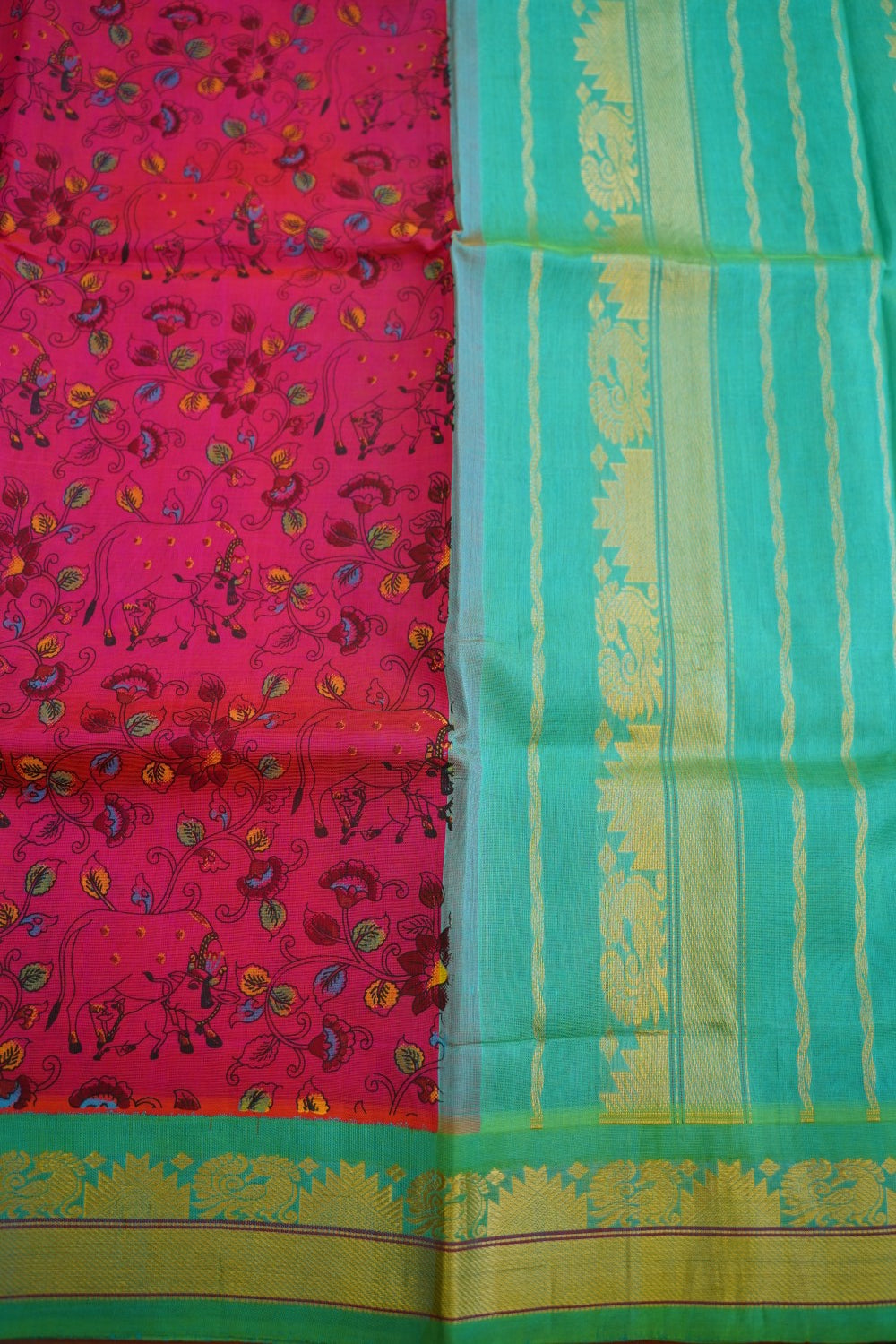 Kanchi Handloom Silk Cotton Saree PC12817