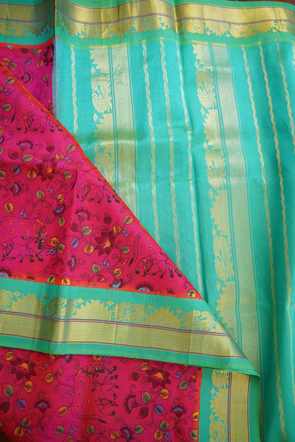 Kanchi Handloom Silk Cotton Saree PC12817