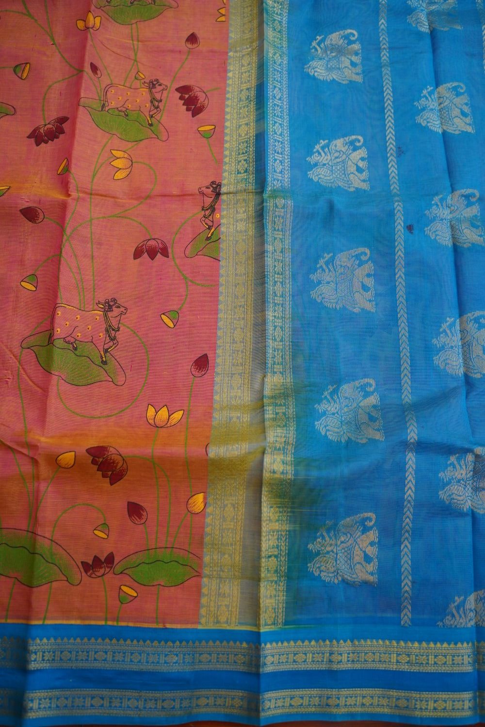 Kanchi Handloom Silk Cotton Saree PC12821