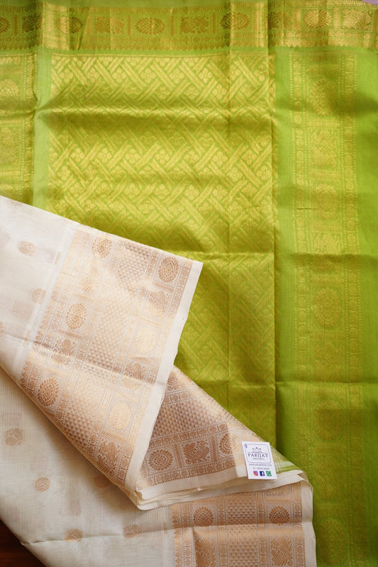 Kanchi Handloom Silk Cotton Saree PC12197