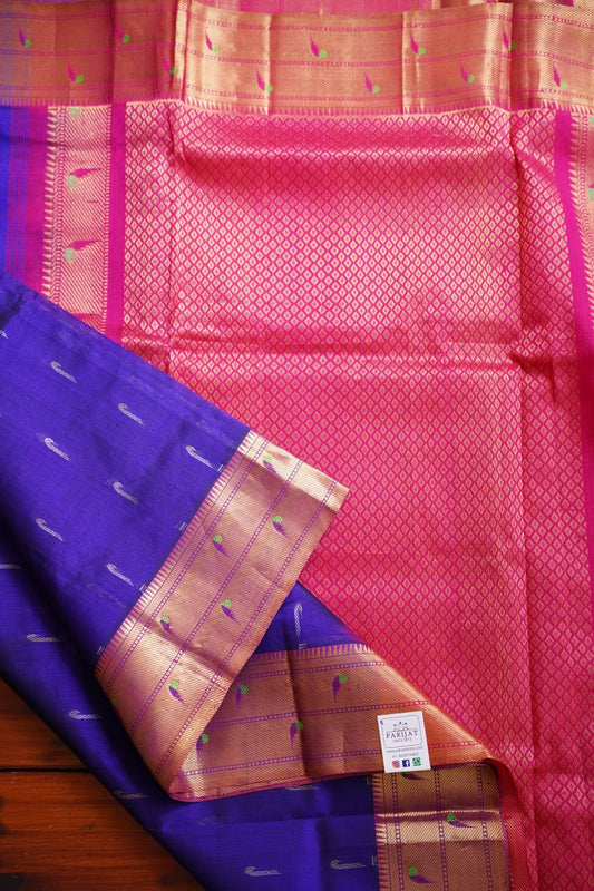 Kanchi Handloom Silk Cotton Saree PC12181