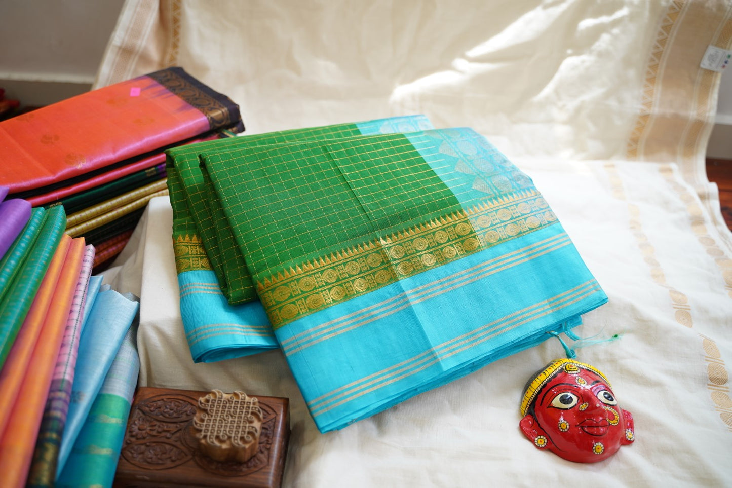 Kanchi Handloom Silk Cotton Saree PC13275