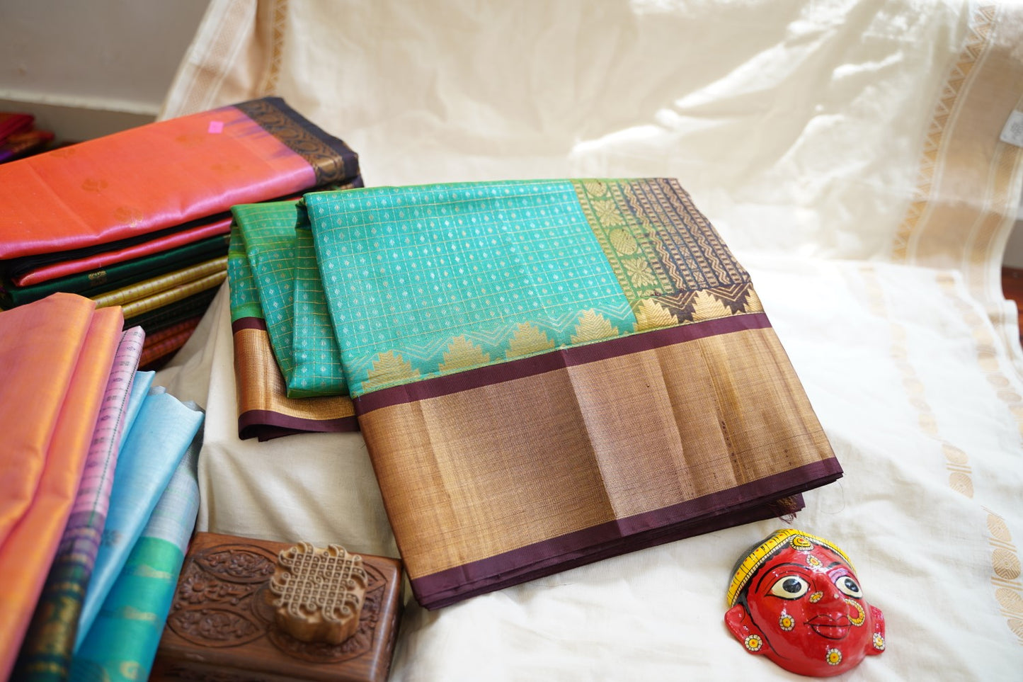 Kanchi Handloom Silk Cotton Saree PC13288