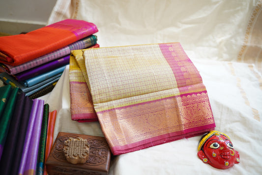 Kanchi Handloom Silk Cotton Saree PC13280