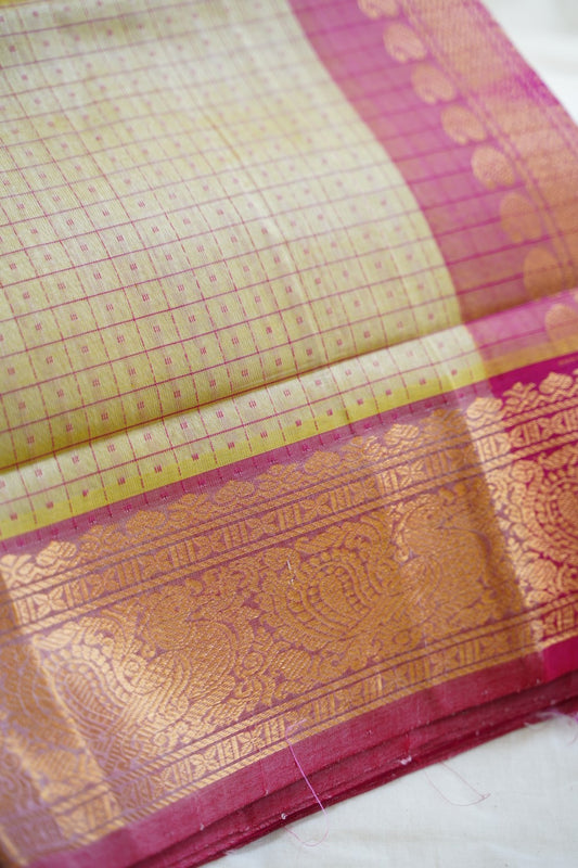 Kanchi Handloom Silk Cotton Saree PC13280