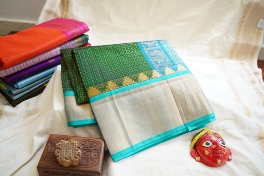 Kanchi Handloom Silk Cotton Saree PC13283