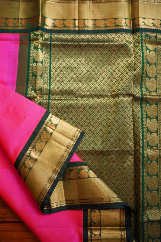 Kanchi Handloom Silk Cotton Saree PC12156